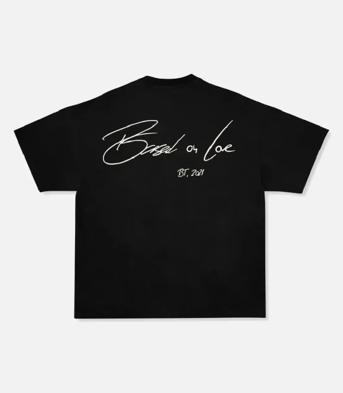 99 Based Signature T-Shirt Black